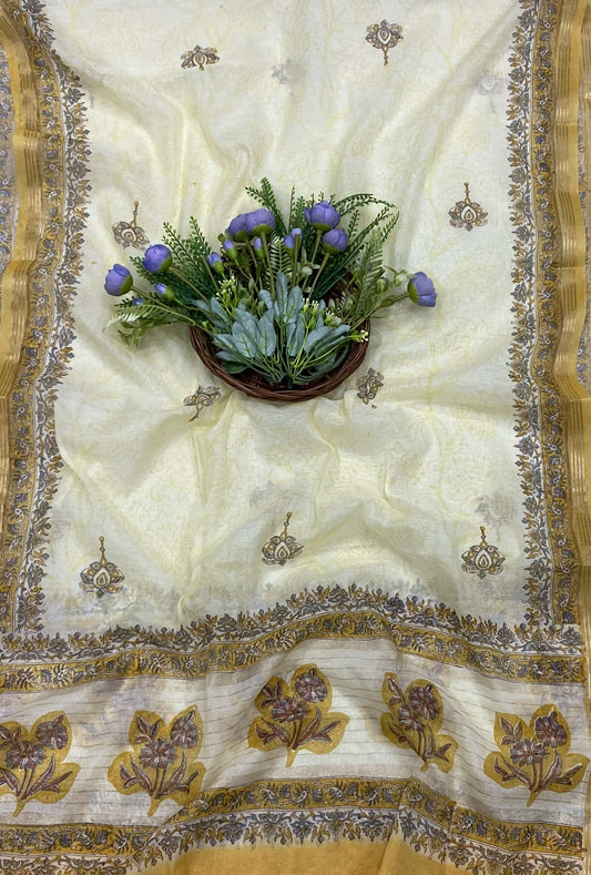 369B Cotton Mustard Yellow suit Fabric / CKC Cotton Bazaar