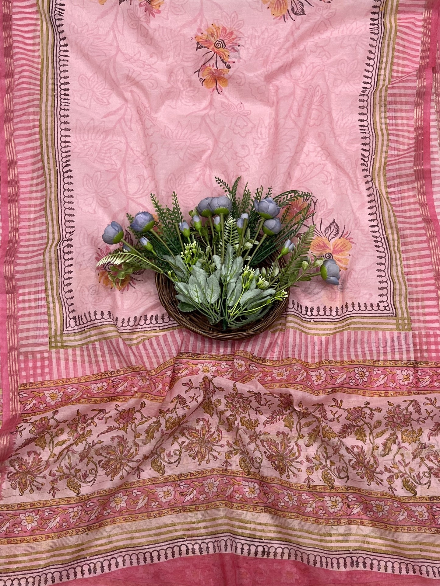 377B Cotton light pink suit Fabric / CKC Cotton Bazar