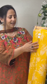 जॉर्जेट पोल्का डॉट मेहंदी ग्रीन सूट फैब्रिक / पोल्का डॉट्स सूट