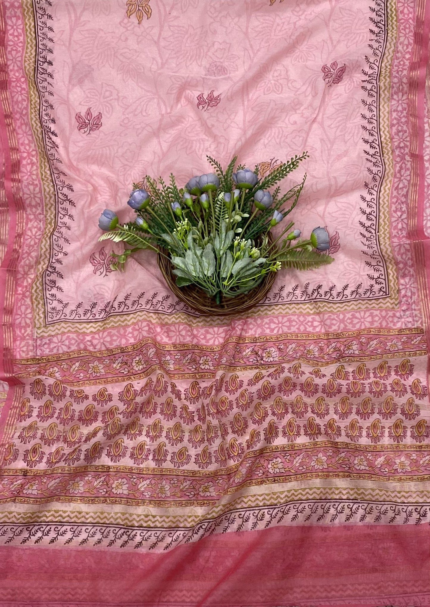 349B Cotton Soft Pink suit Fabric / CKC Cotton Bazar