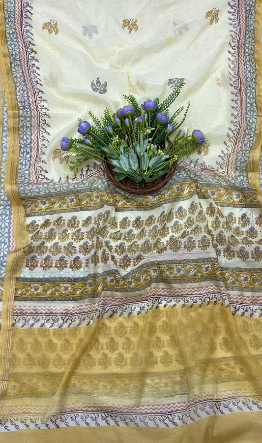 352B Cotton mustard yellow suit Fabric / CKC Cotton Bazaar