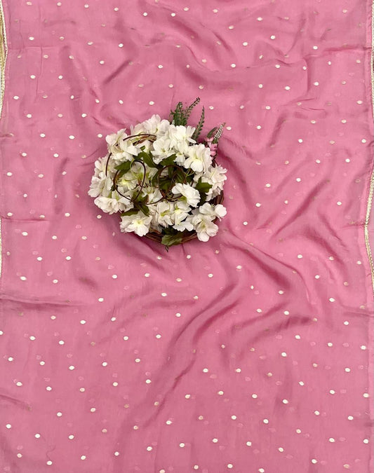 Ckc 67 Dola Silk Dusty Peach Suit Fabric/ CKC Partywear Collection