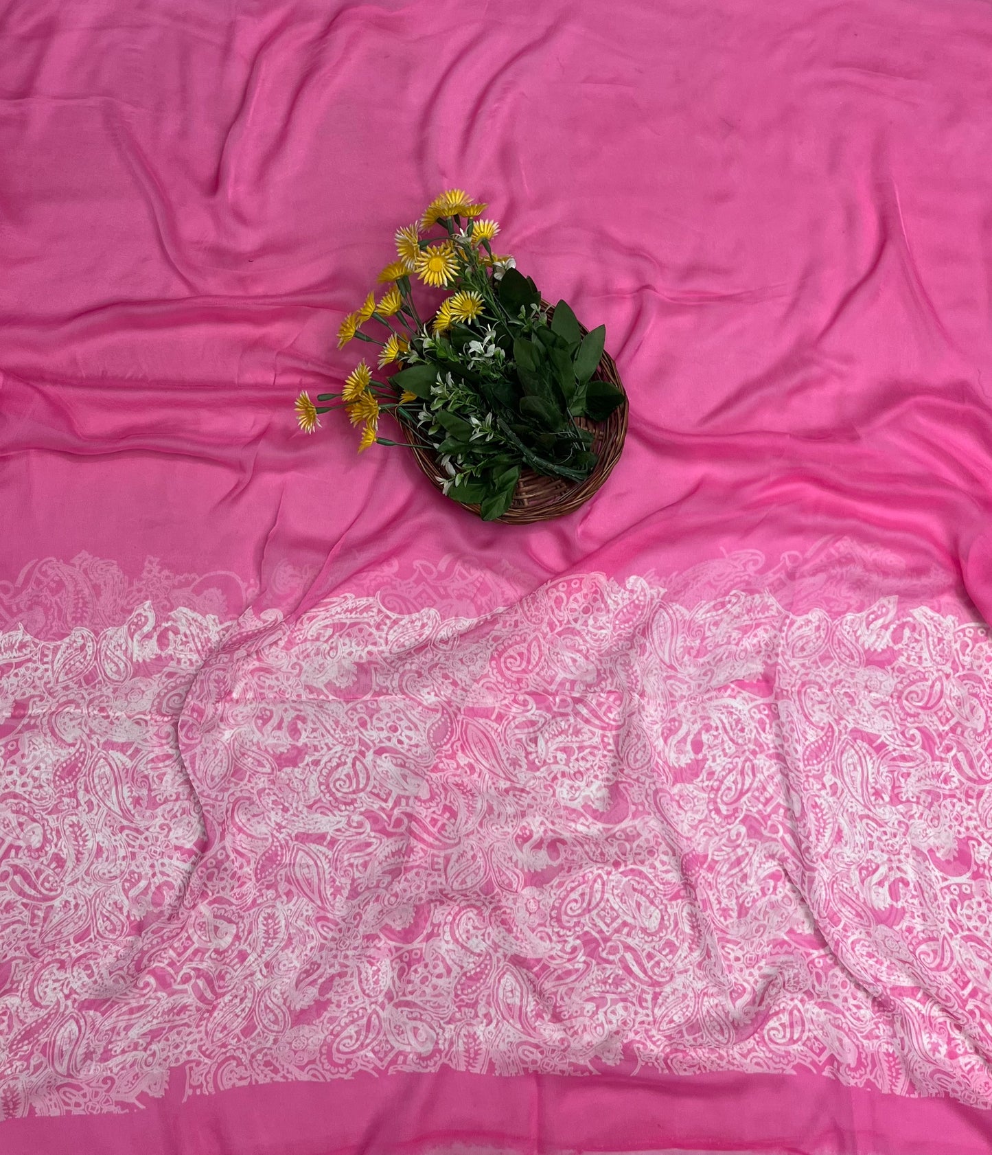 228 Chiffon Pink Suit Fabric / CKC Chiffon Suits