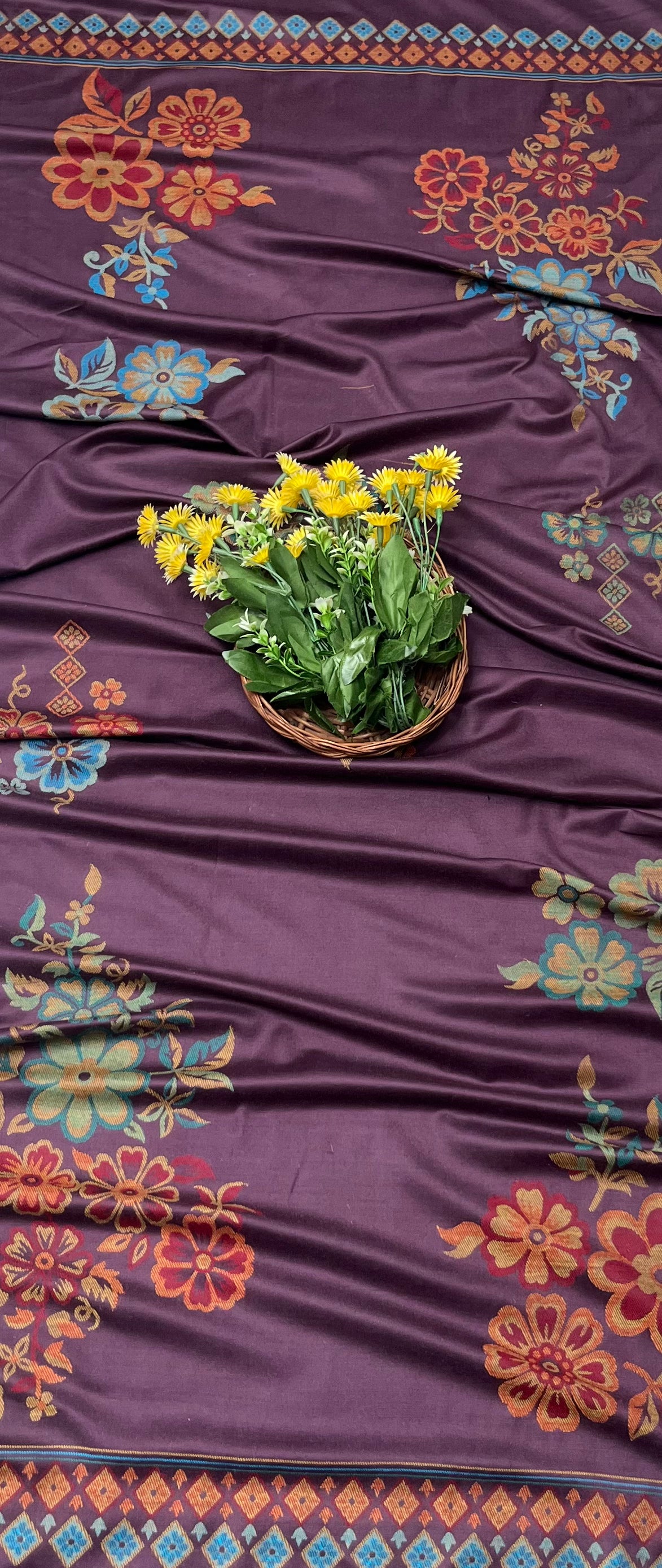 Pashmina Dark Wine Suit Fabric/ CKC Winter Suits