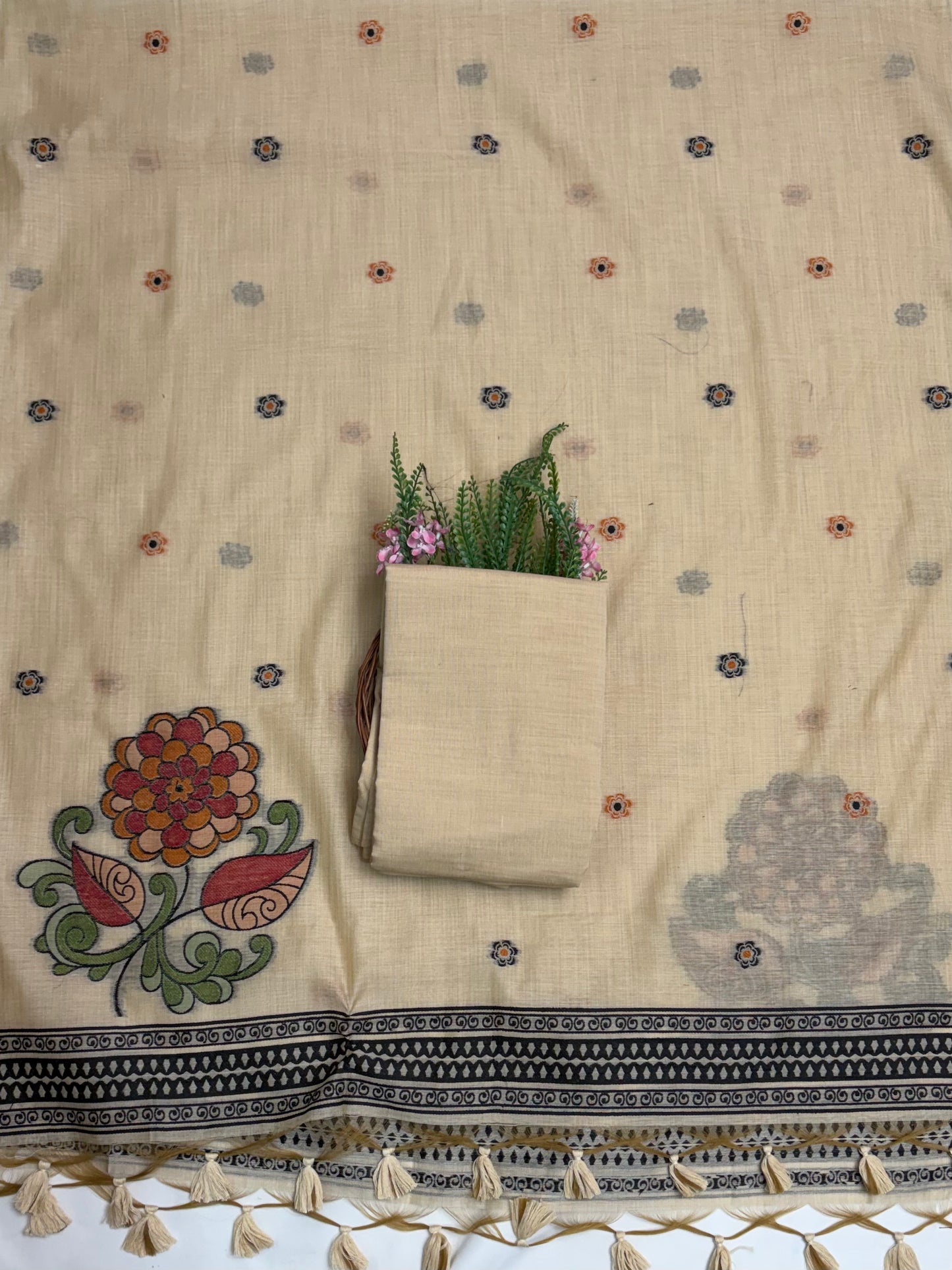 Jamdani Skin Suit Fabric / Jamdani Suits