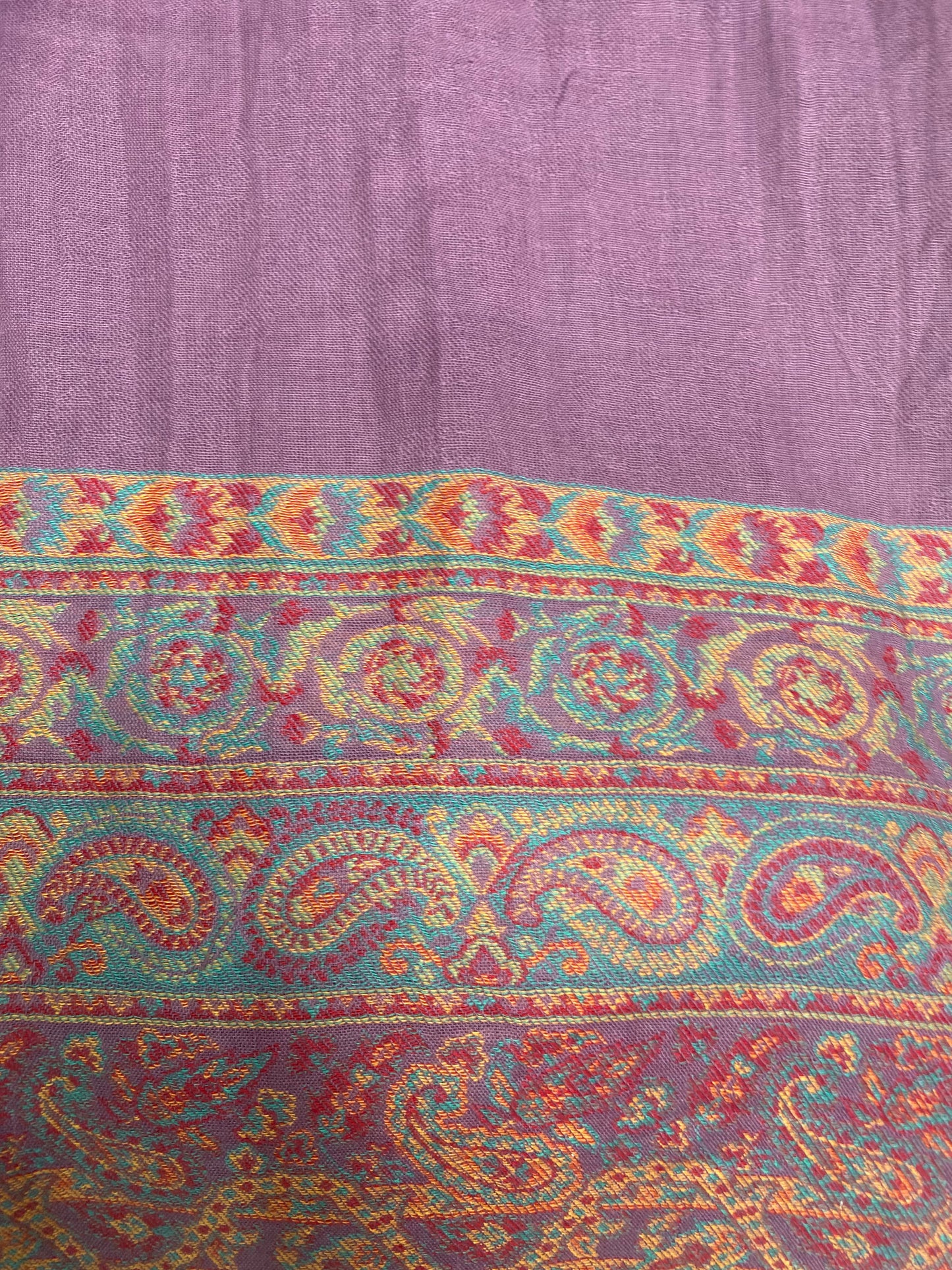 Cotton Purple Suit Fabric / Cotton Kani