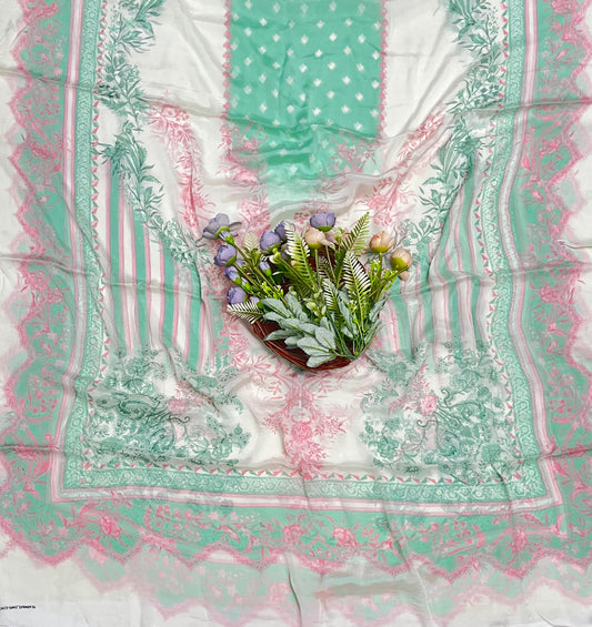 क्रेप स्किन विद ब्लैक सूट फ़ैब्रिक/ समर मार्केट कलेक्शन