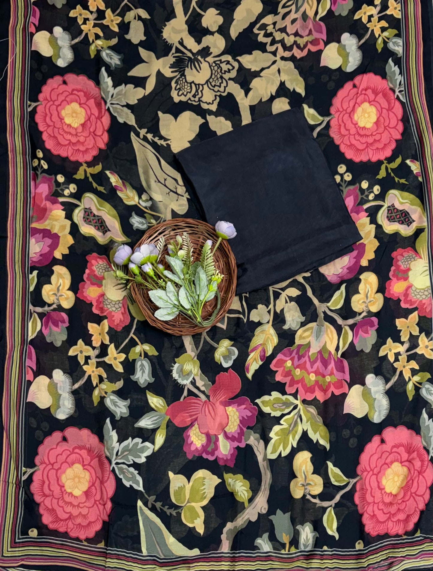 Muslin Black Suit Fabric / Muslin Suits