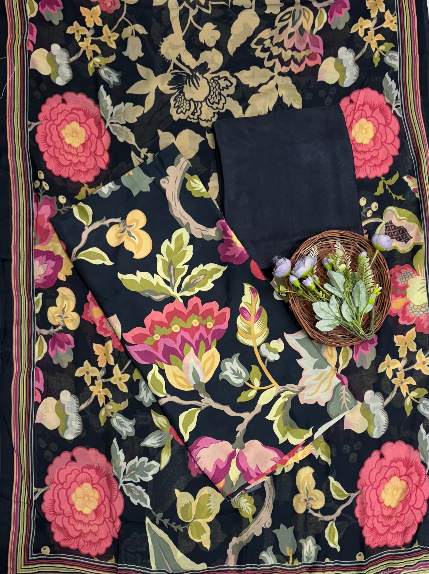 Muslin Black Suit Fabric / Muslin Suits