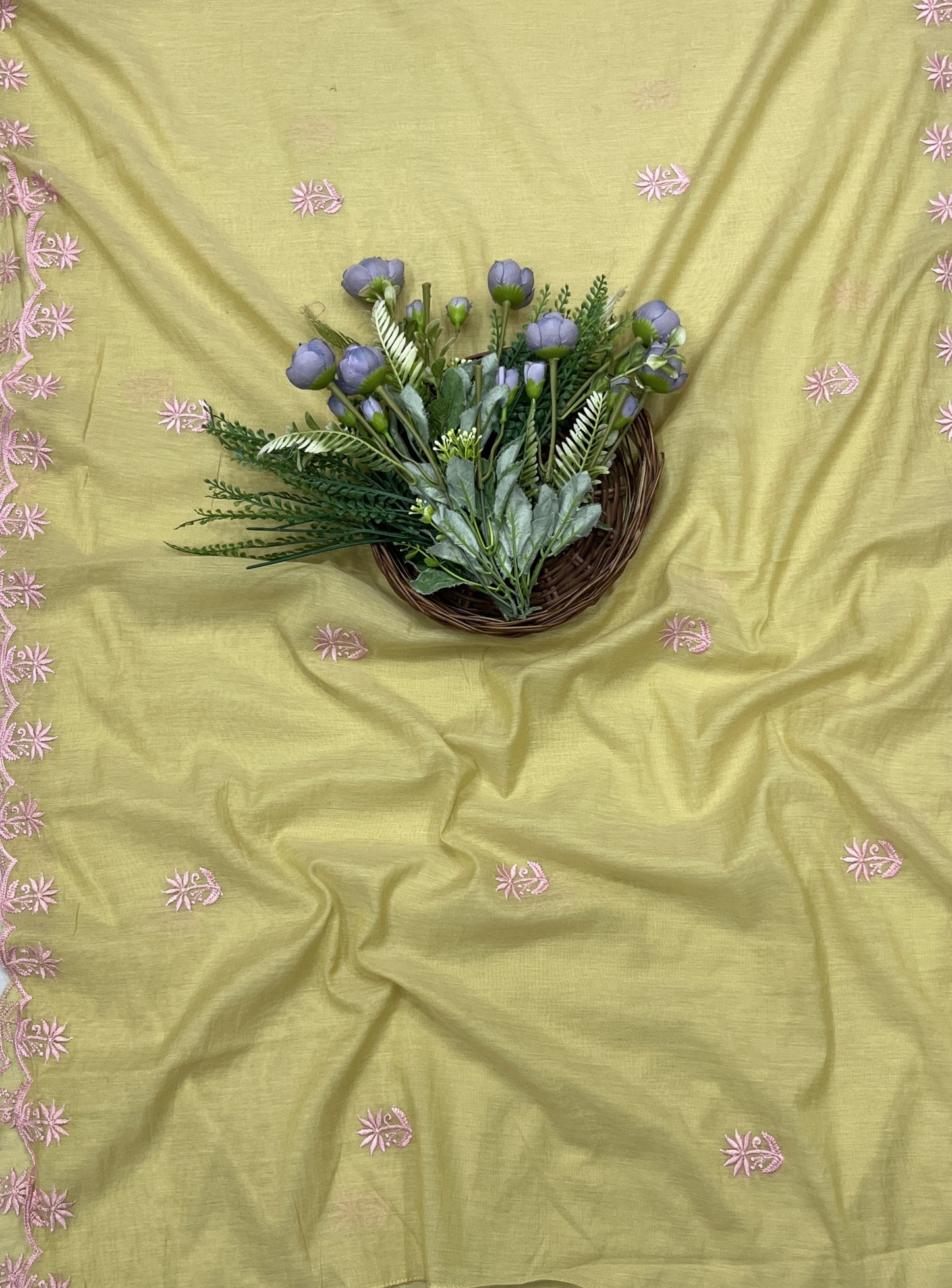 481B Cotton Mustard suit Fabric / CKC Cotton Bazaar