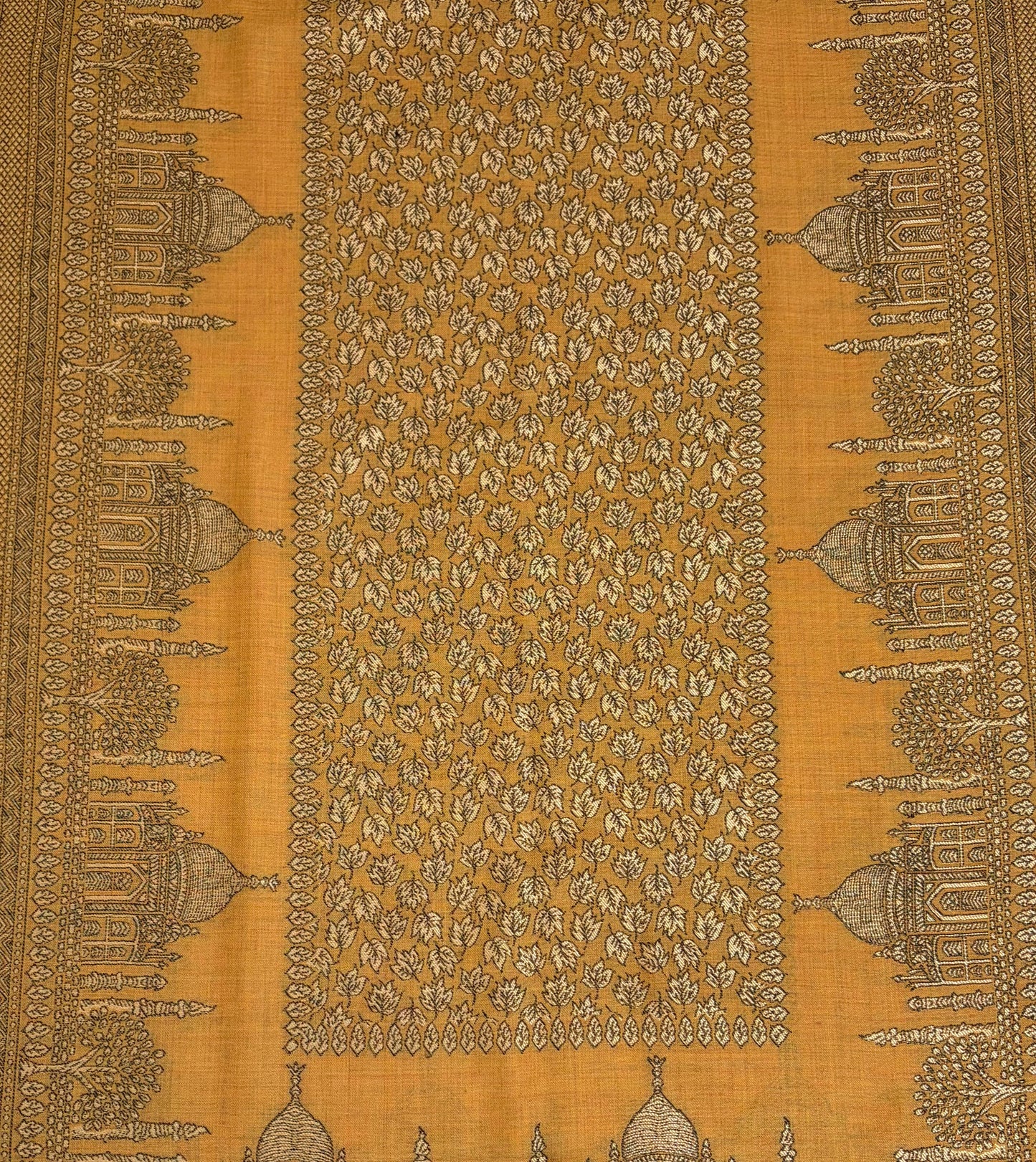 Pashmina Mustard Stole Fabric / Pashmina Shawls