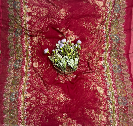 क्रेप स्किन विद ब्लैक सूट फ़ैब्रिक/ समर मार्केट कलेक्शन