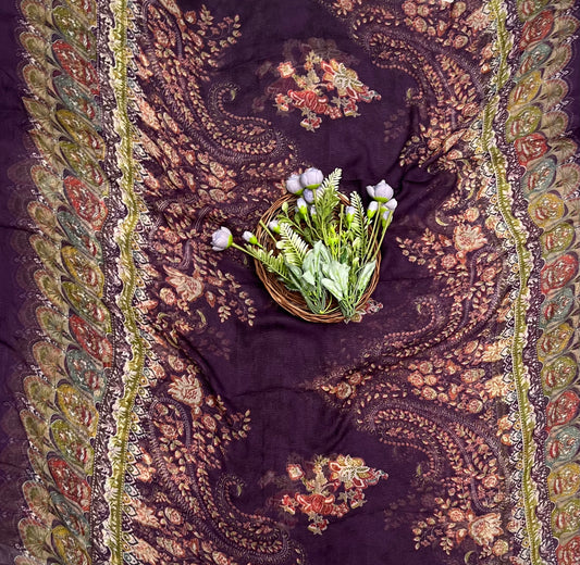 82A Cotton Dark Purple Suit Fabric / CKC Cotton Bazaar