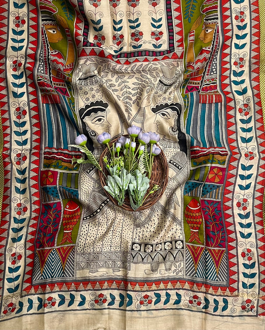 Pure Maheshwari Green Suit Fabric/ CKC Maheshwari Suits