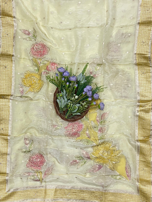 434B Crepe Lemon Yellow Suit Fabric / CKC Crepe Suits