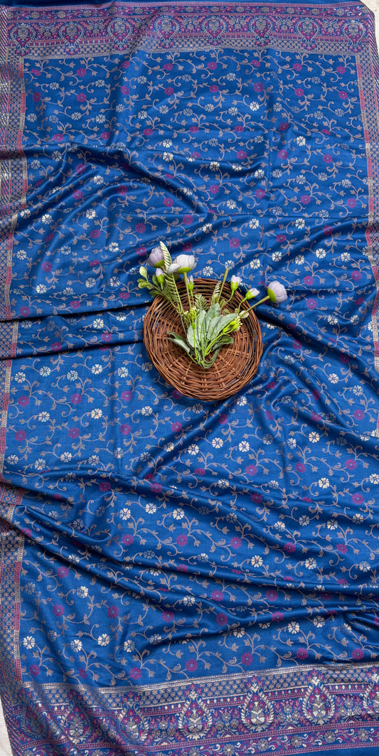 Pashmina Blue Suit Fabric/ CKC Winter Suits