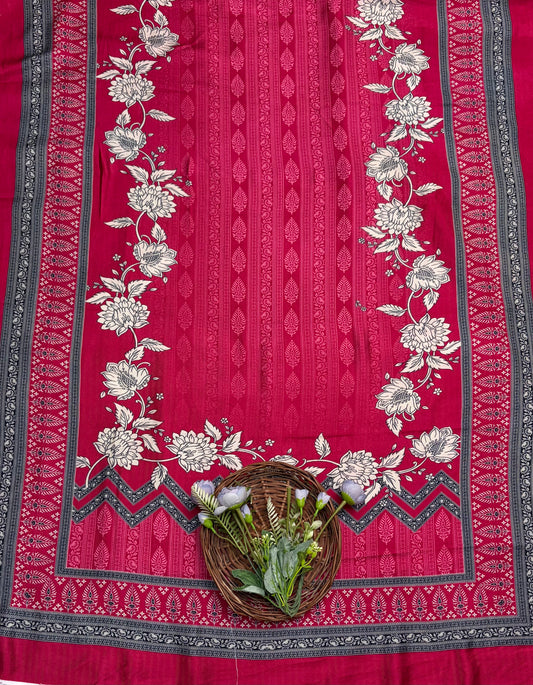Pashmina Maroon Suit Fabric / CKC Winter Suits