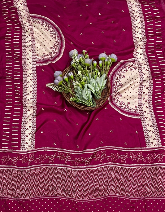 मलमल लिनन बकाइन सूट कपड़ा /