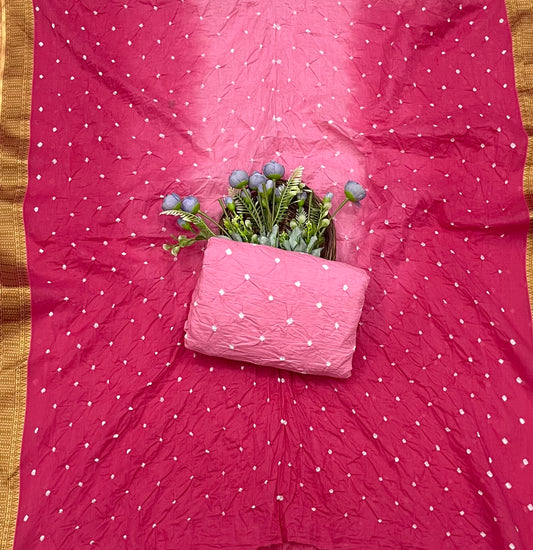 Jaipuri Pink Suit Fabric / CKC Jaipuri Suits