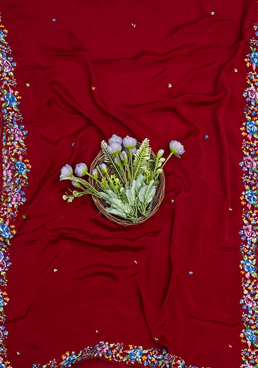 क्रेप स्किन विद ब्लैक सूट फ़ैब्रिक/ समर मार्केट कलेक्शन