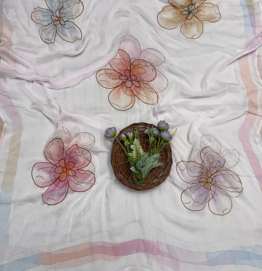 Georgette Light Pink Suit Fabric / CKC Georgette Suits