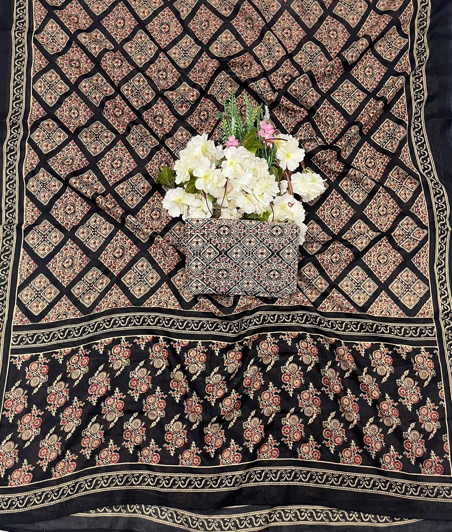 CKC 799 Cotton Black Suit Fabric/ CKC Cotton Bazaar