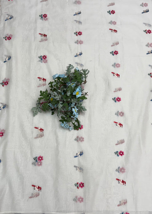 क्रेप गुलाबी सूट संग्रह / हाथ से पेंट किए गए सूट