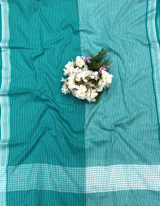 39A Cotton Sea Blue Suit Fabric / CKC Cotton Bazaar