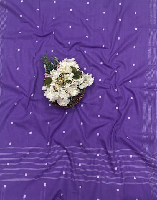 68A Cotton Purple Suit Fabric / CKC Cotton Bazaar