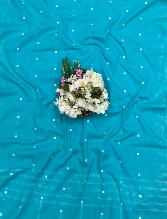 65A Cotton Blue Suit Fabric / CKC Cotton Bazaar