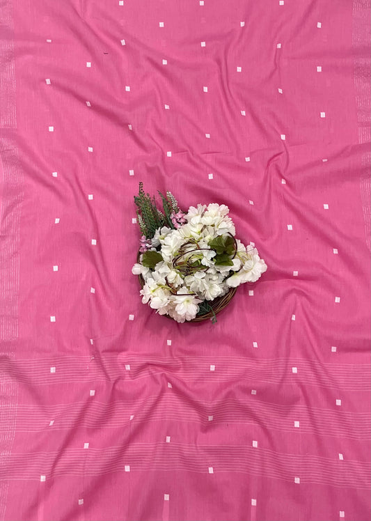 67A Cotton Pink Suit Fabric / CKC Cotton Bazaar