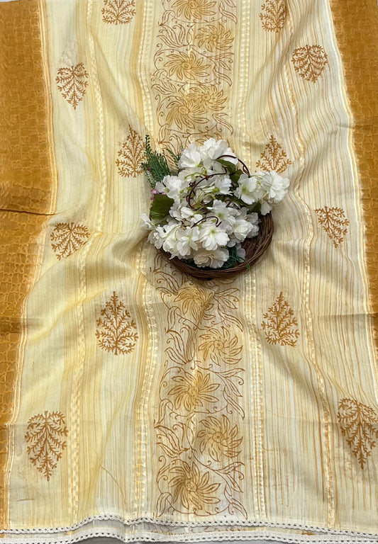 58A Cotton Mustard Suit Fabric / CKC Cotton Bazaar