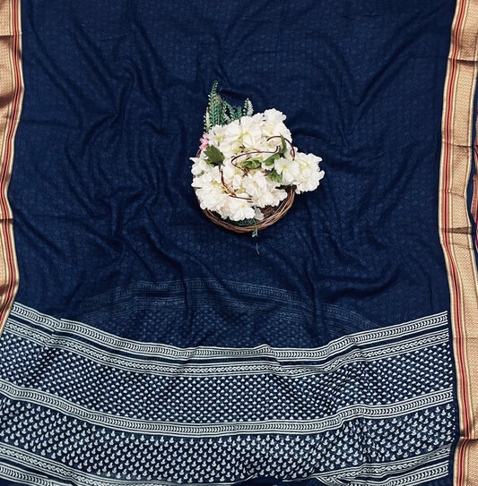 49A Cotton Navy Blue Suit Fabric / CKC Cotton Bazaar