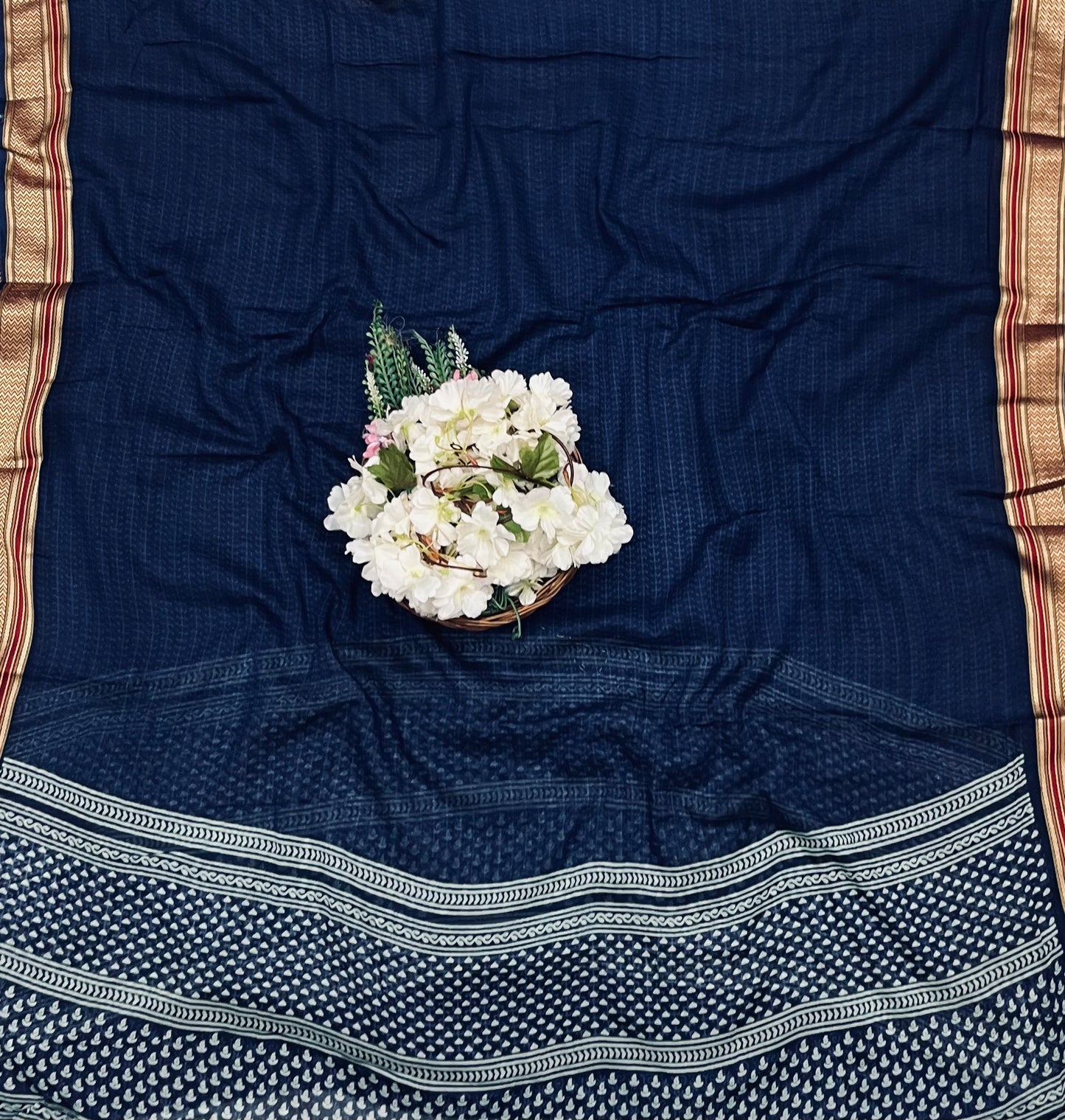 47A Cotton Navy Blue Suit Fabric / CKC Cotton Bazaar