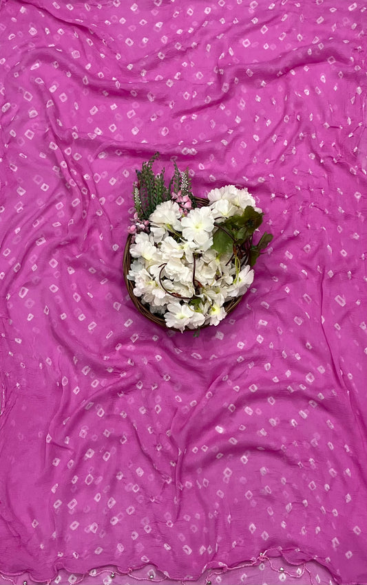 188A Jaipuri Cotton Pink Suit Fabric / CKC Jaipuri Suits