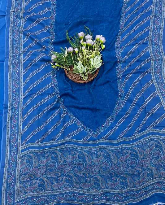 290C Crepe Ink Blue Suit Fabric / CKC Crepe Suits
