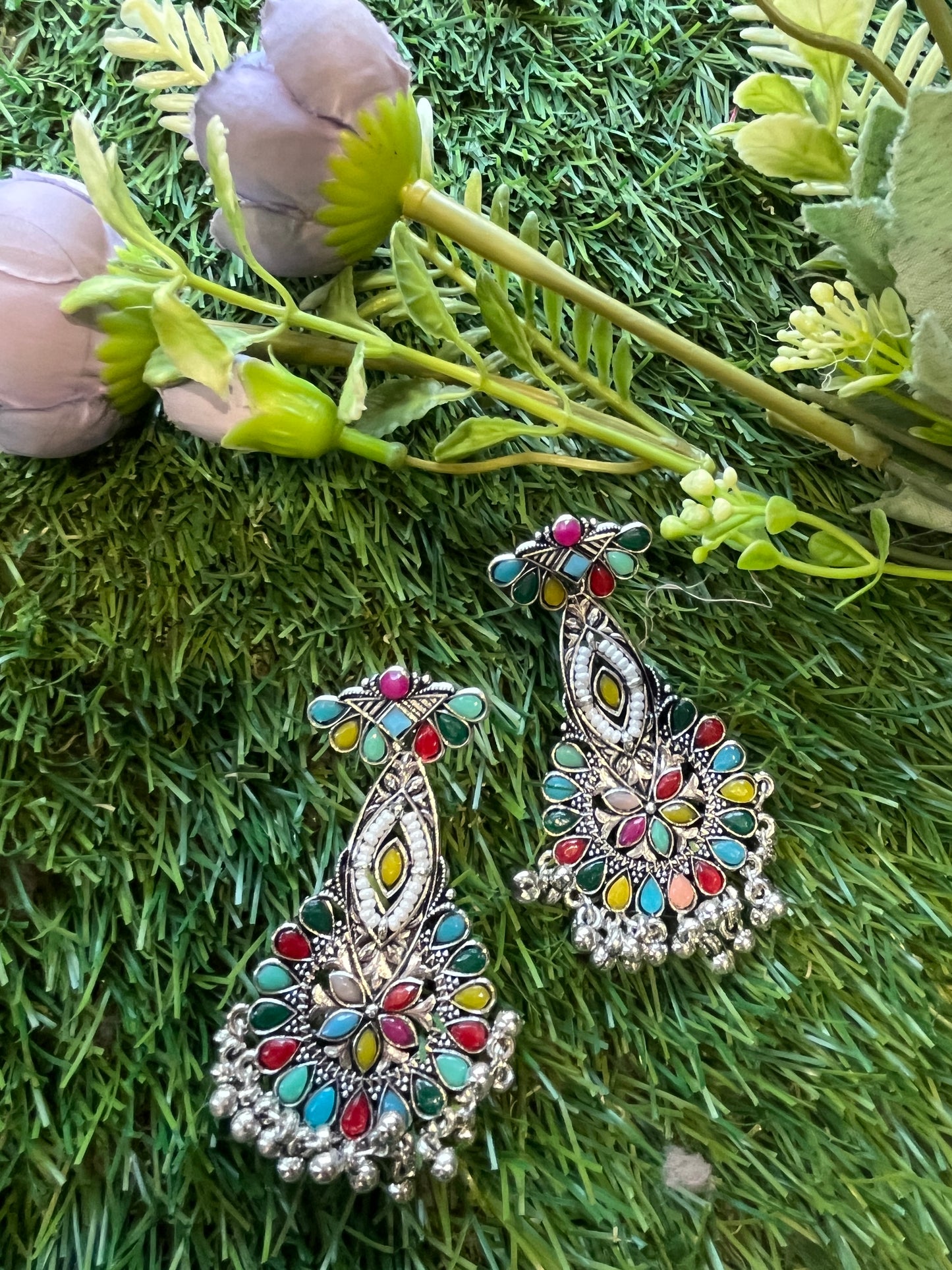 Jhumka Silver Earing Set /CKC Jewels