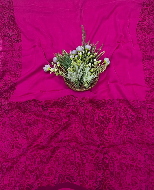 491A Crepe Hot Pink Suit Fabric / CKC Crepe Suits