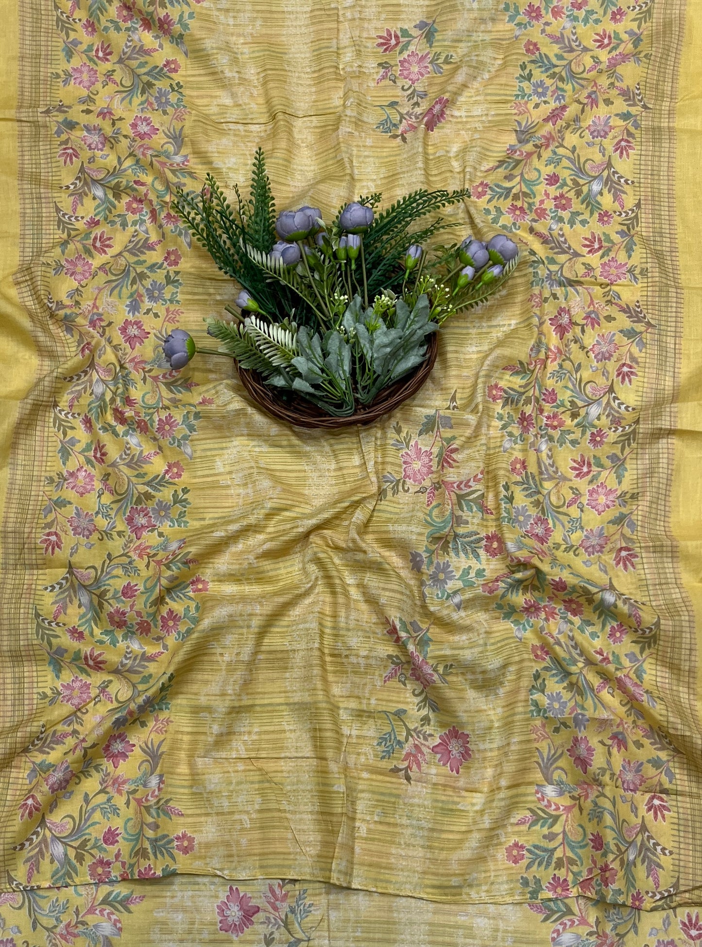 775A Cotton Lemon Suit Fabric / CKC Cotton Bazaar