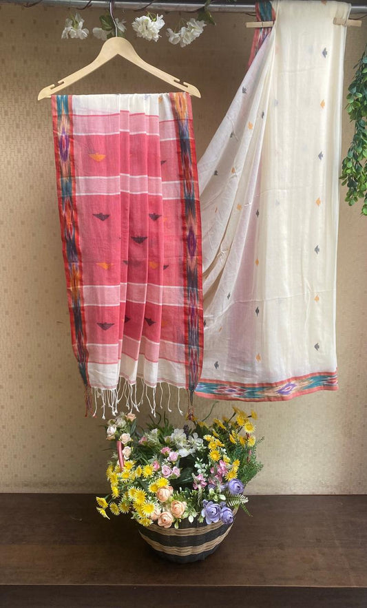 Cotton White Saree / Cotton Sarees