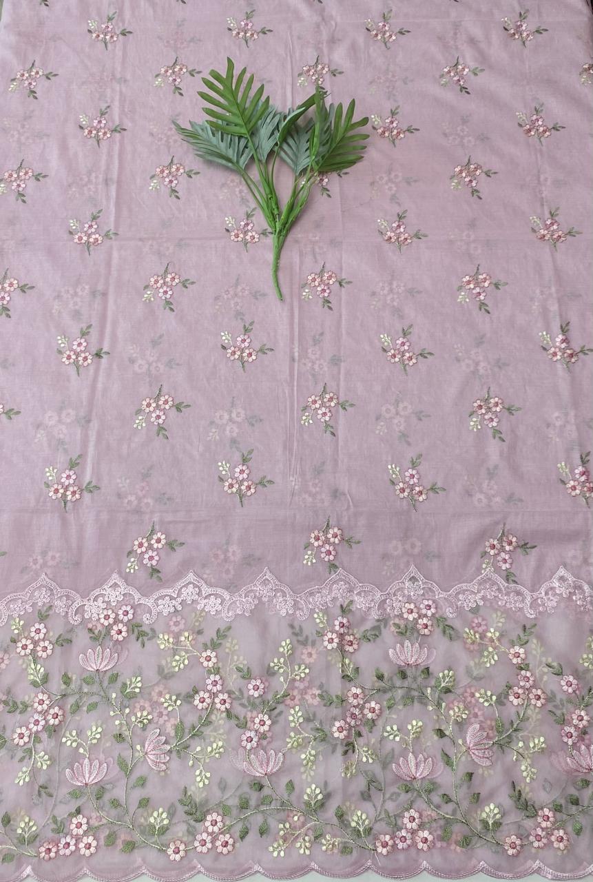 (Pre-Order) Mal Cotton Lilac Suit Fabric / Cotton Bazaar