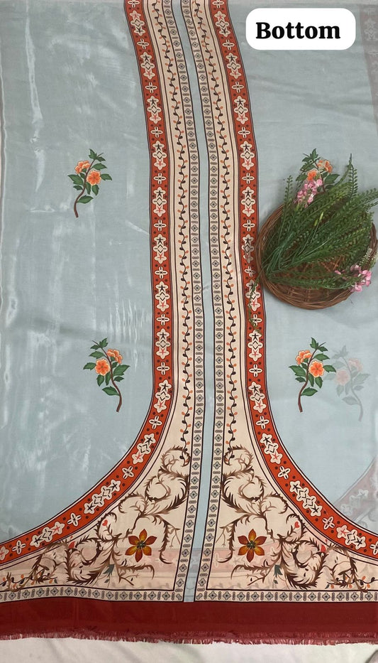 Crepe Light Sea Green Co-Ord Set Fabric / CKC Co-Ord Set Collection