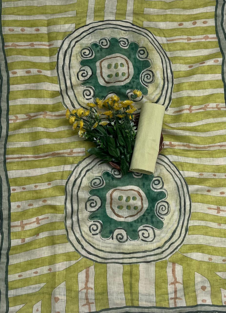 क्रेप गुलाबी सूट संग्रह / हाथ से पेंट किए गए सूट