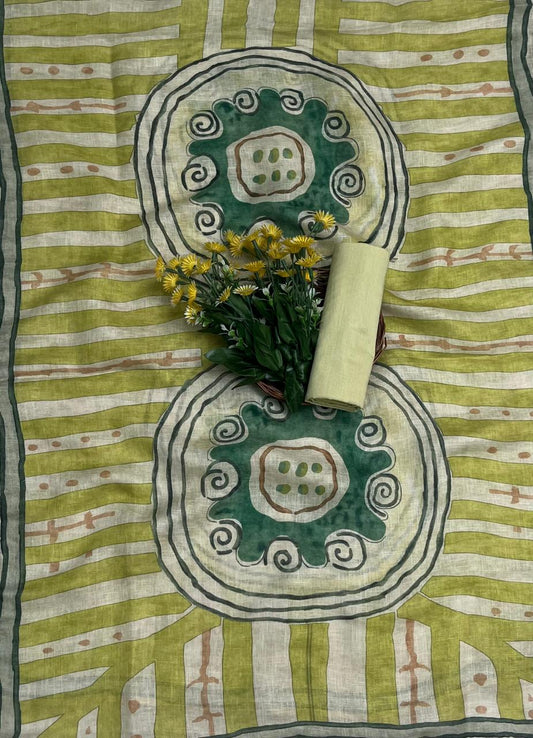 क्रेप गुलाबी सूट संग्रह / हाथ से पेंट किए गए सूट