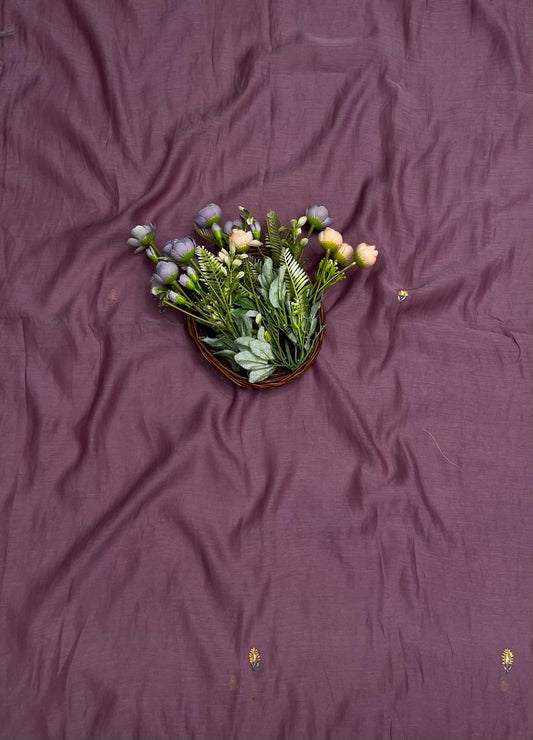 457A Pure Mul Cotton Dusty Purple Suit Fabric/ CKC Mul Cotton