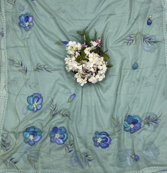 305A Cotton Blue Suit Fabric / CKC Cotton Bazaar