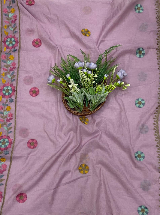 943A Cotton Light Purple Suit Fabric / CKC Cotton Bazaar