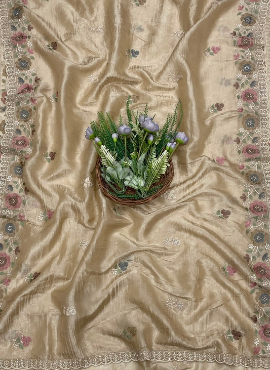 398C Organza Skin suit Fabric/ CKC Partywear Collection