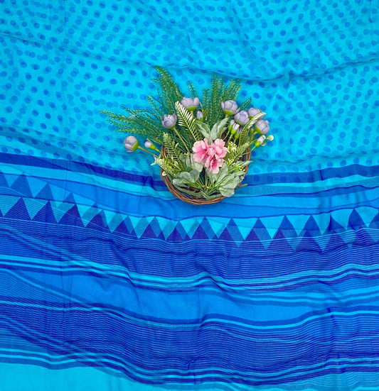449C Crepe Blue Suit Fabric / CKC Crepe Suits
