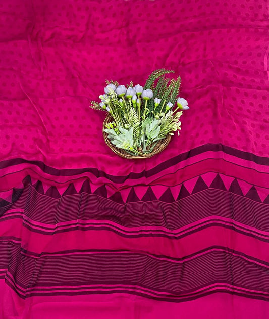 447C Crepe Dark Pink Suit Fabric / CKC Crepe Suits